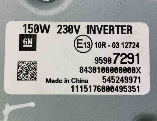 OPEL Mokka 1 generation (2012-2015) Inverter 25917881,95907291 30705941