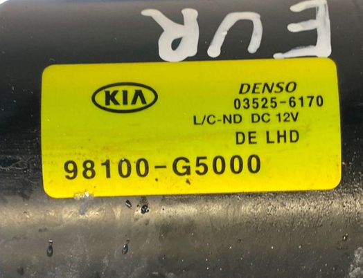 KIA Niro 1 generation  (2016-2022) Priekšējā stikla tīrītāja mehānisms 98100G5000 33013321