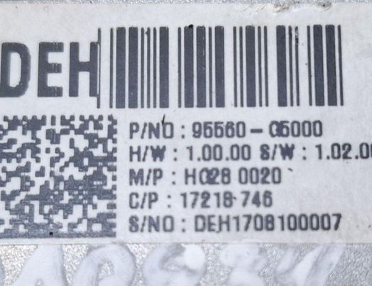 KIA Niro 1 generation  (2016-2022) Wireless charging station 95560G5000 33021171