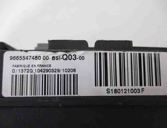 CITROËN DS4 1 generation (2010-2016) Comfort Control Unit BSIQ0300,9665547480,S180121003F 32465512