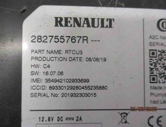 RENAULT Espace 5 generation (2015-2023) Navigācijas vadības bloks 282755767R 32485474