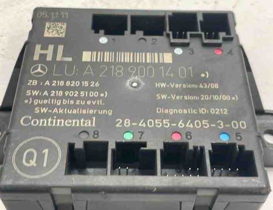 MERCEDES-BENZ CLS-Class C218 (2010-2017) Aizmugurējo labo durvju vadības bloks A2189001401 22190236