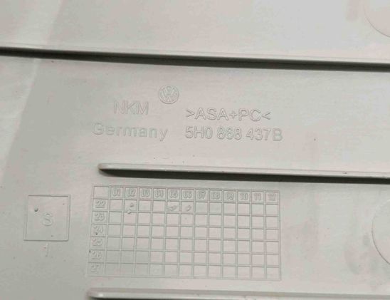 VOLKSWAGEN Golf 8 generation (2019-2023) Priekšējā kreisā spoguļa apdare 5H0868437B 27904120