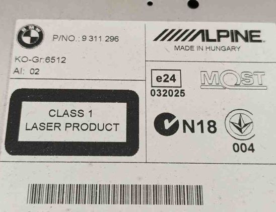 BMW 3 Series F30/F31 (2011-2020) Mūzikas atskaņotājs ar Navigāciju / GPS 9311296 30380661