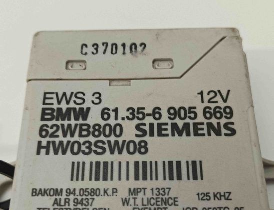 BMW 3 Series E46 (1997-2006) Other Control Units 6905669,HW03SW08 30216636