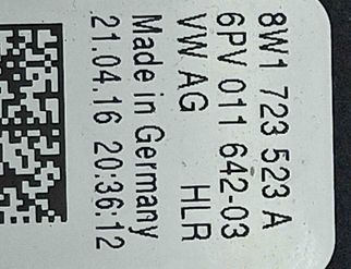 AUDI A4 B9/8W (2015-2024) Педаль газа 8W1723523A 30246805