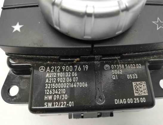 MERCEDES-BENZ E-Class W212/S212/C207/A207 (2009-2016) Дисплей управления навигацией A2129007619 17691233