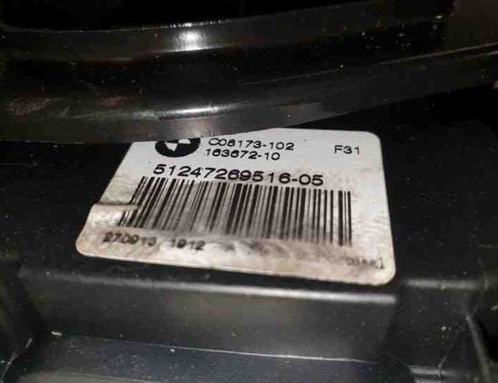 BMW 3 Series Gran Turismo F34 (2013-2017) Блок управления крышки багажника 7381251,9275119,7269544 25721468