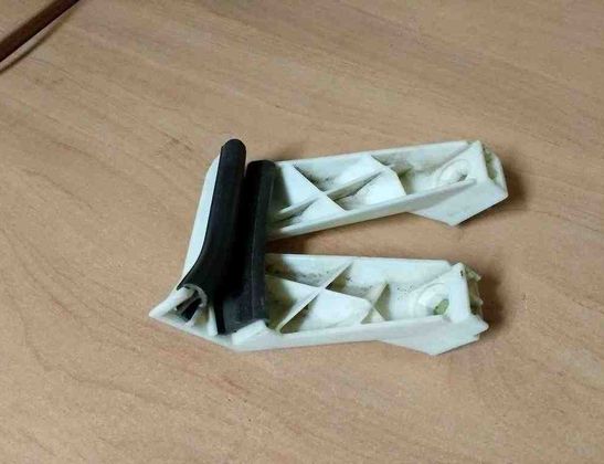 PEUGEOT 307 1 generation (2001-2008) Aizmugurējo Durvju Stikla Sliede 32539470
