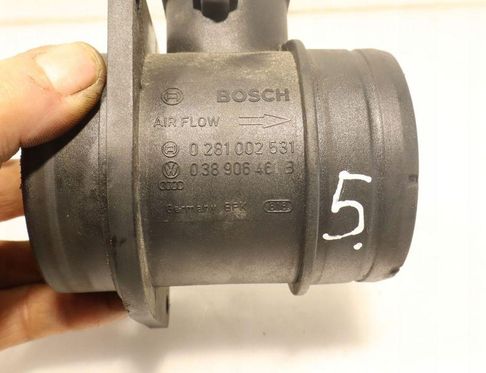 SEAT Leon 2 generation (2005-2012) Mass Air Flow Sensor MAF 0281002531 32906374